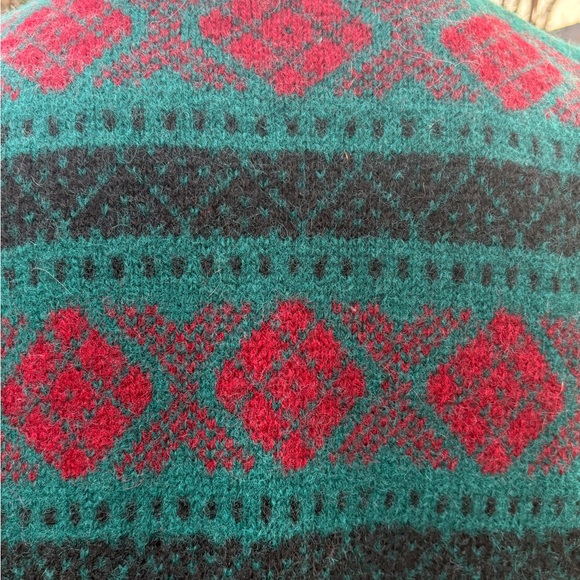 Hunting Horn Shetland Wool Vest Sz M/Lg - Picture 6 of 6